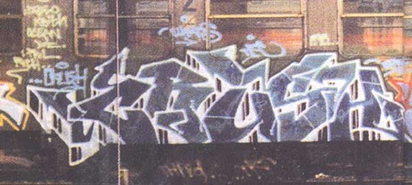 Graffiti Train - Photo by king