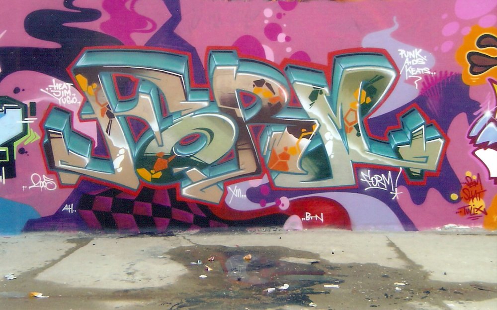 Graffiti Wall in Itzehoe - Photo by king - form