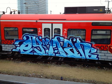 Graffiti Train - Photo by king - eyman