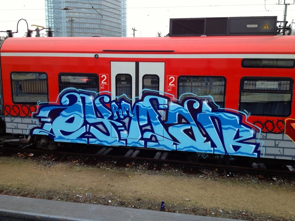 Graffiti Train - Photo by king - eyman