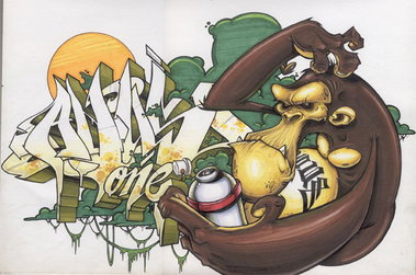 Graffiti Wall - Photo by king - anus