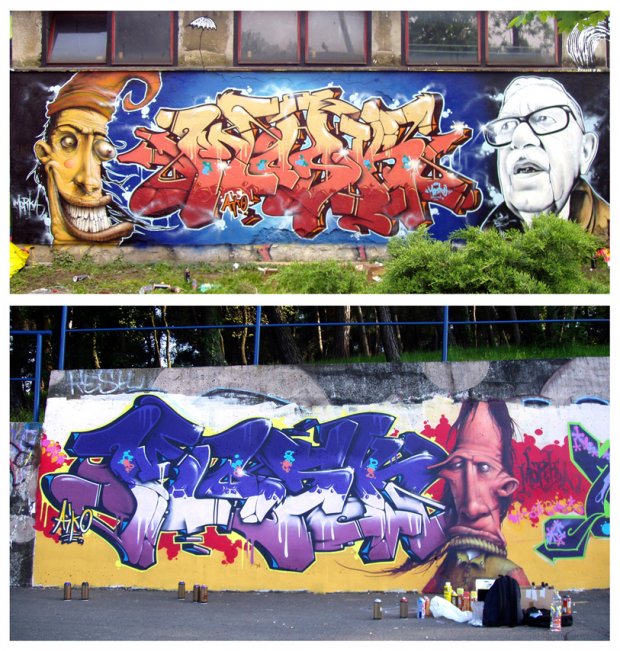 Graffiti Wall - Photo by king - morka