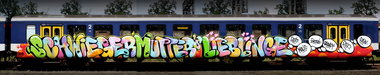 Graffiti Train - Photo by king - sml, beat, malic