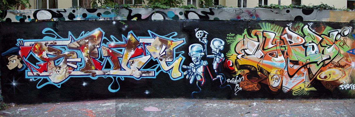 Graffiti Wall - Photo by king - spile, requiem, elypse