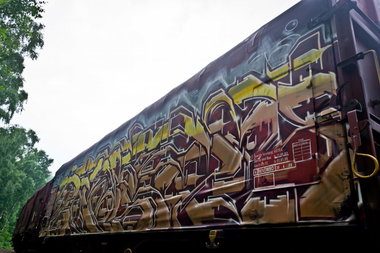 Graffiti Train - Photo by king - stero, 5tero