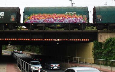 Graffiti Train - Photo by king - stero, 5tero