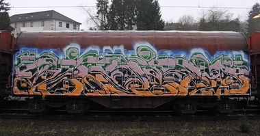 Graffiti Train - Photo by king - stero, 5tero