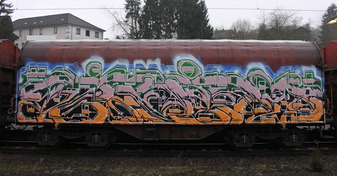Graffiti Train - Photo by king - stero, 5tero