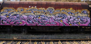 Graffiti Train - Photo by king - stero, 5tero