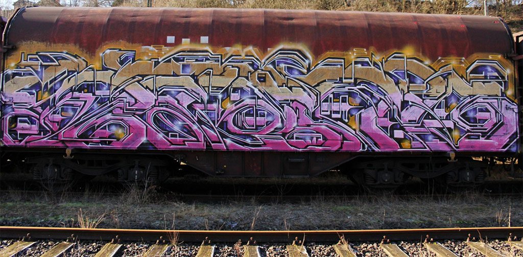 Graffiti Train - Photo by king - stero, 5tero