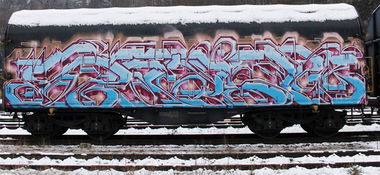 Graffiti Train - Photo by king - stero, 5tero