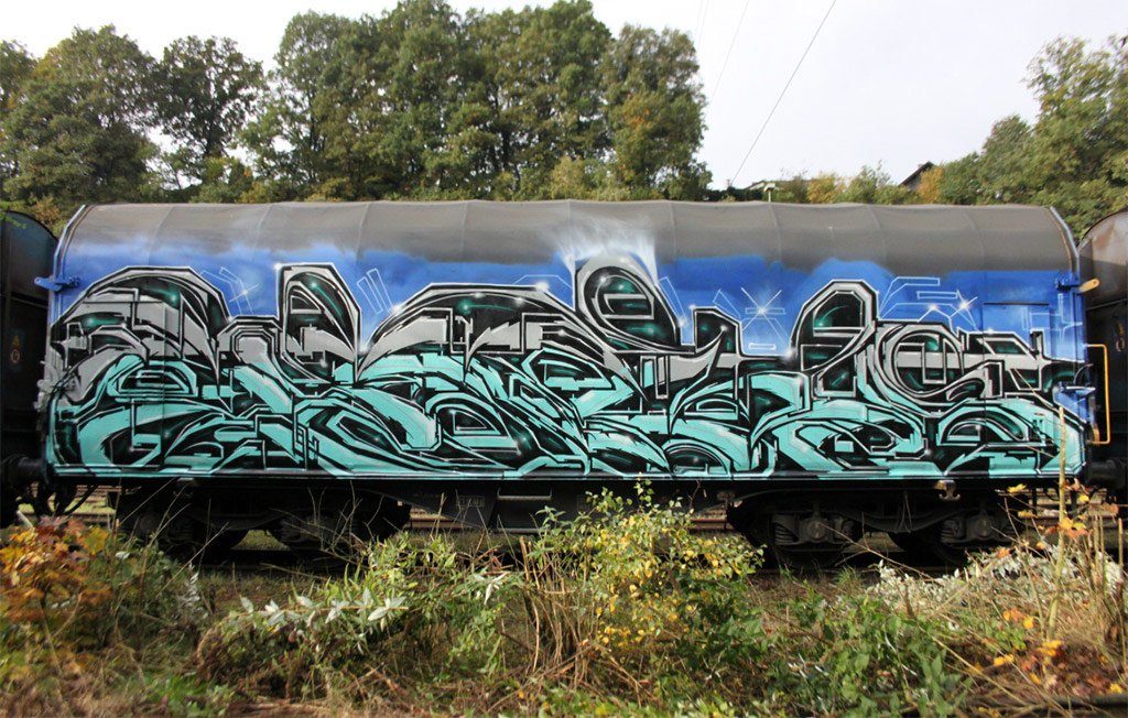 Graffiti Train - Photo by king - stero, 5tero