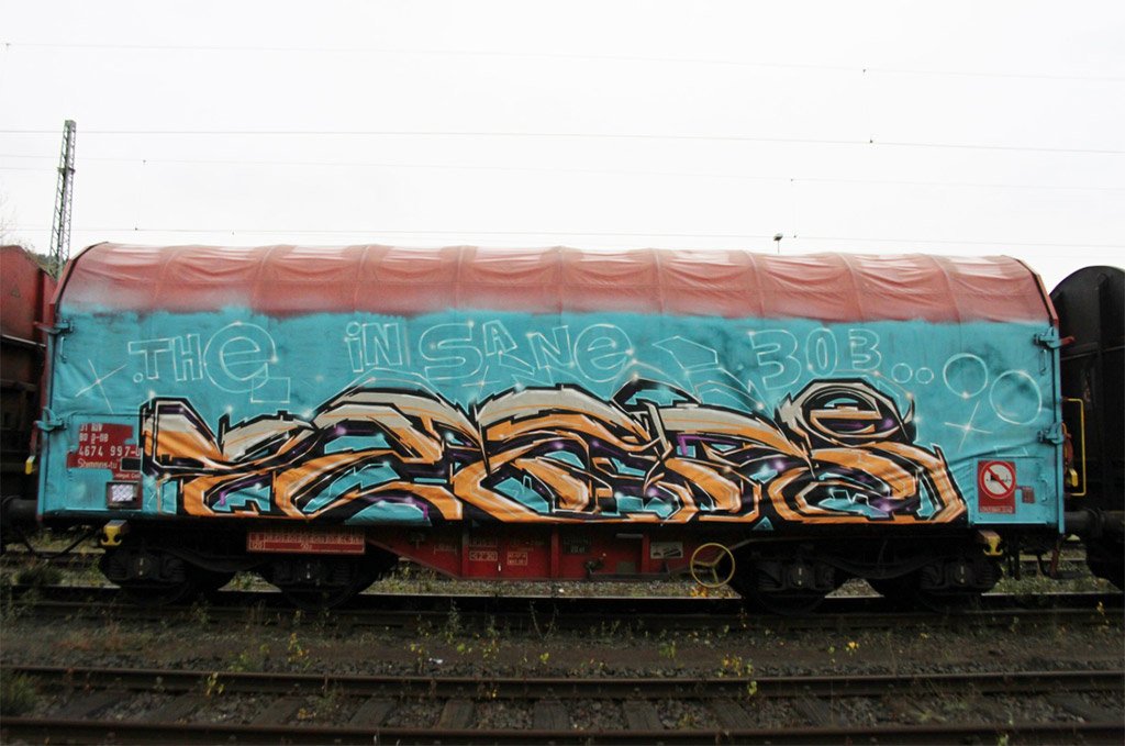 Graffiti Train - Photo by king - stero, 5tero