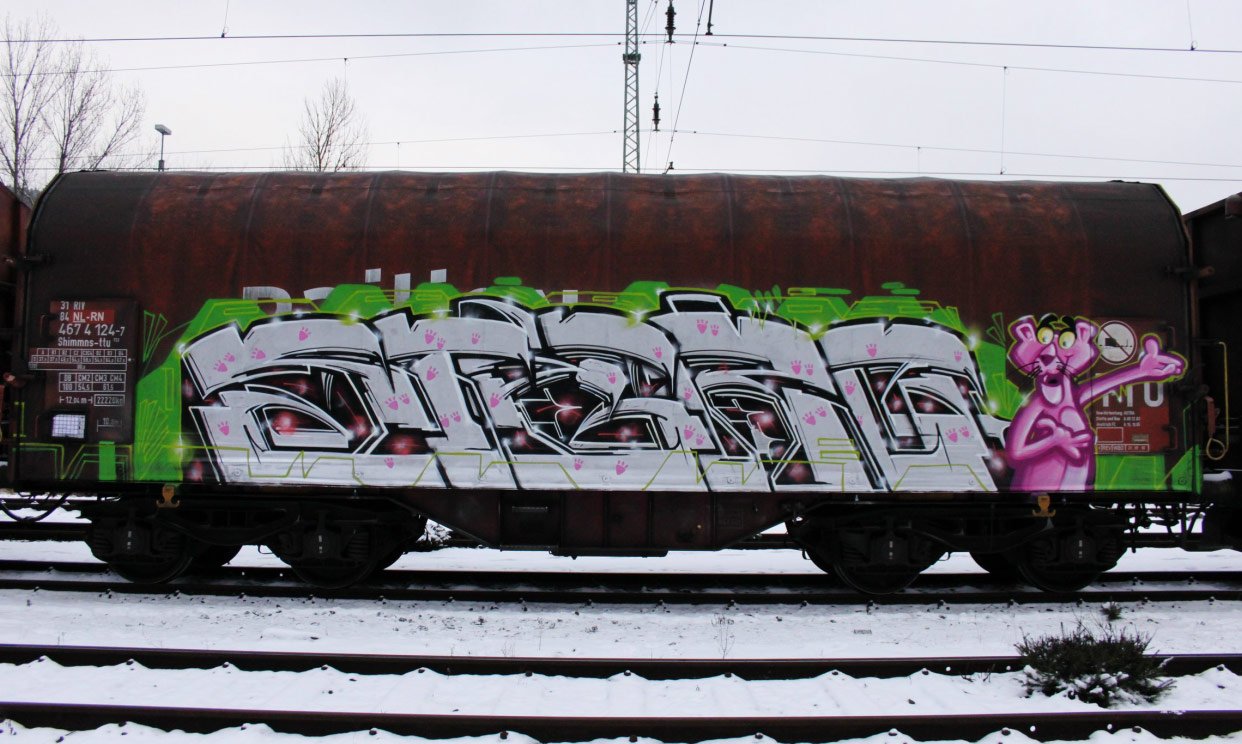 Graffiti Train - Photo by king - stero, 5tero