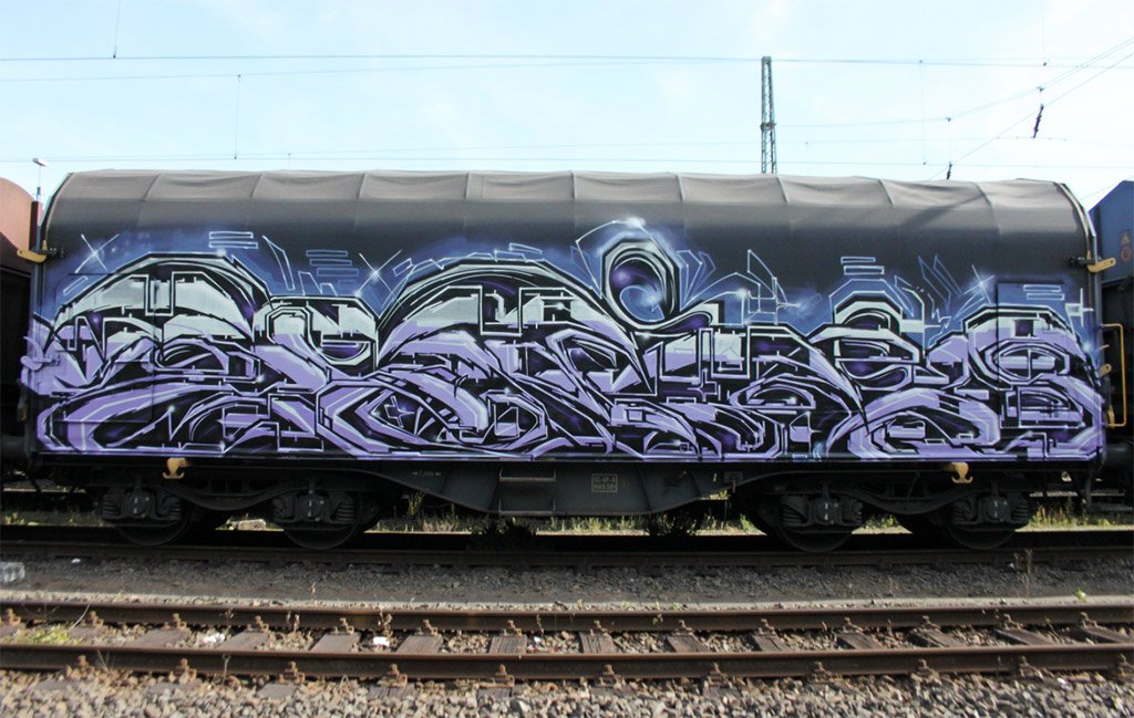 Graffiti Train - Photo by king - stero, 5tero