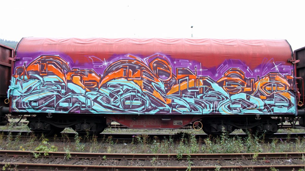 Graffiti Train - Photo by king - stero, 5tero