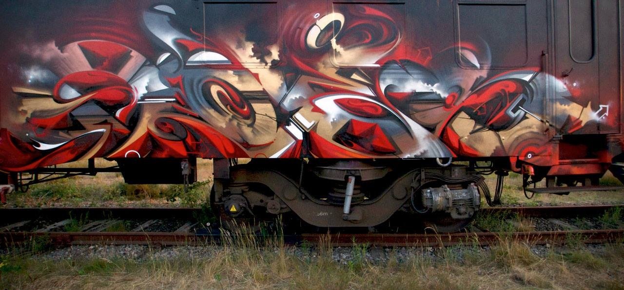 Graffiti Train - Photo by king - does