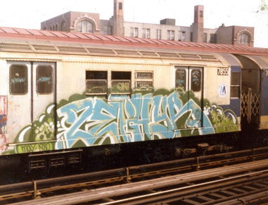 Graffiti Train - Photo by king - zephyr