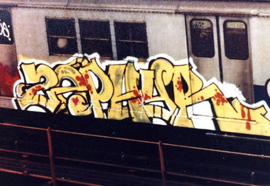 Graffiti Train - Photo by king - zephyr