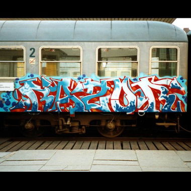 Graffiti Train - Photo by king - razor