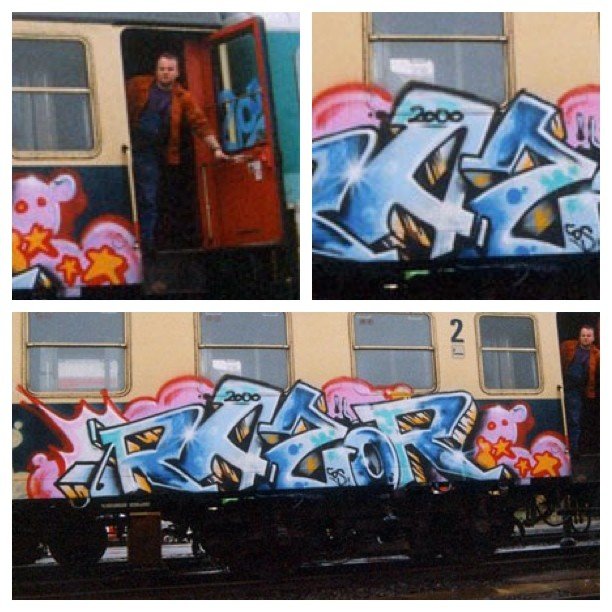 Graffiti Train - Photo by king - razor