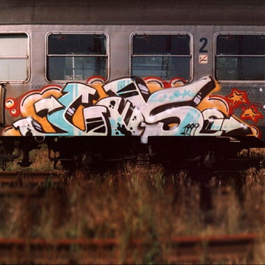 Graffiti Train - Photo by king - cos