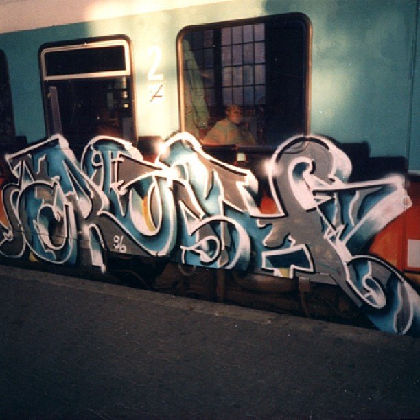 Graffiti Train - Photo by king - crush, razor (1996)
