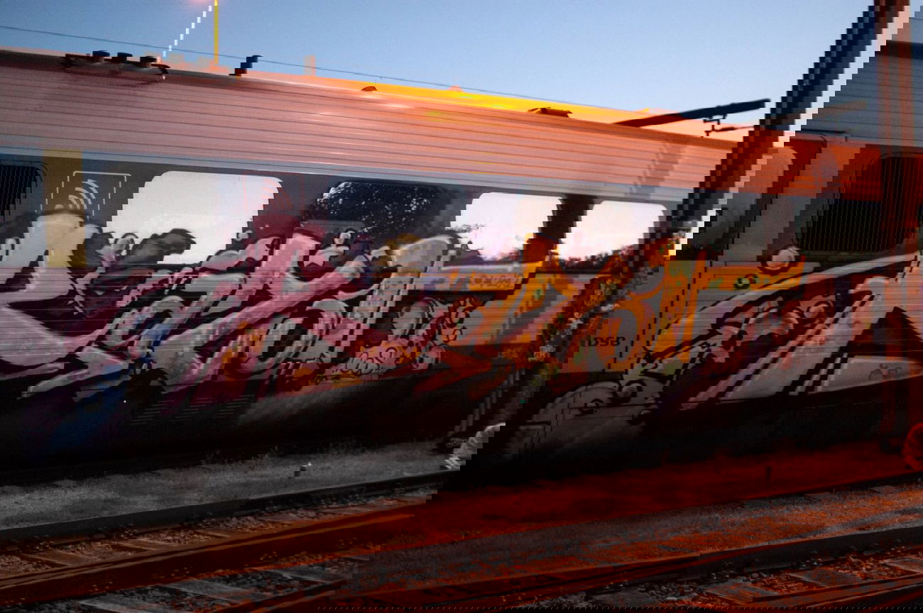 Graffiti Train - Photo by king - razor