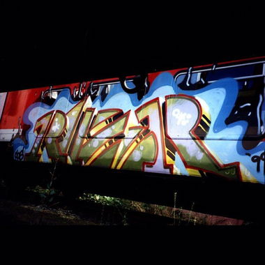 Graffiti Train - Photo by king - razor