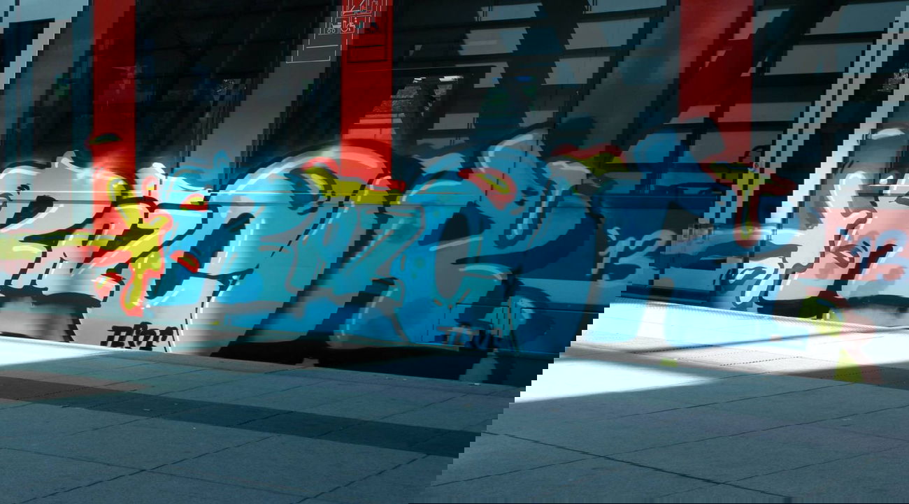 Graffiti Train in Kiel - Photo by king - razor