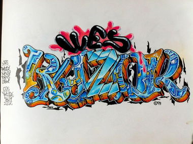 Graffiti Sketch - Photo by king - razor