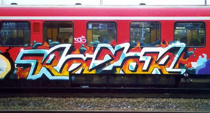 Graffiti Train - Photo by king - razor
