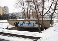 Graffiti Bombing in gera - Photo by kingkong - Ser, S&S