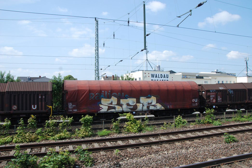 Graffiti Train in Germany - Photo by kingkong - Ser, s&s