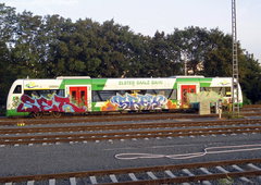Graffiti Train in Gera - Photo by kingkong - Ser, Srek, Atos (2012)