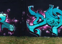 Graffiti Wall in Gera - Photo by kingkong - Ser, Sork, S&S (2012)