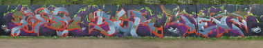 Graffiti Wall in Zwickau - Photo by kingkong - Sork, Ser, Kery (2013)