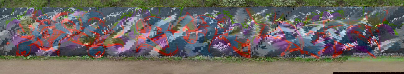 Graffiti Wall in Zwickau - Photo by kingkong - Sork, Ser, Kery (2013)