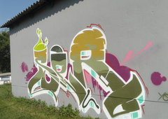 Graffiti Wall in Gera - Photo by kingkong - Ser, S&S (2013)