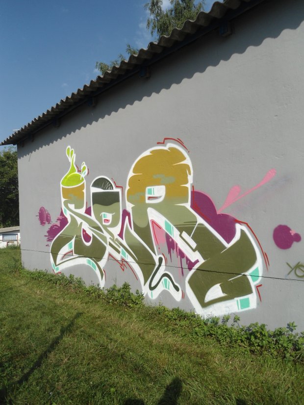 Graffiti Wall in Gera - Photo by kingkong - Ser, S&S (2013)