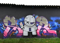 Graffiti Wall in Gera - Photo by kingkong (2013)