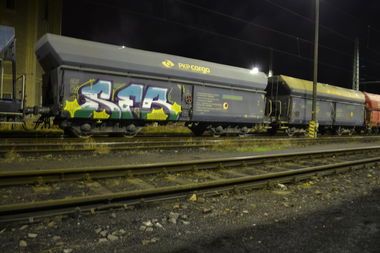 Graffiti Train - Photo by kingkong - Ser, S&S