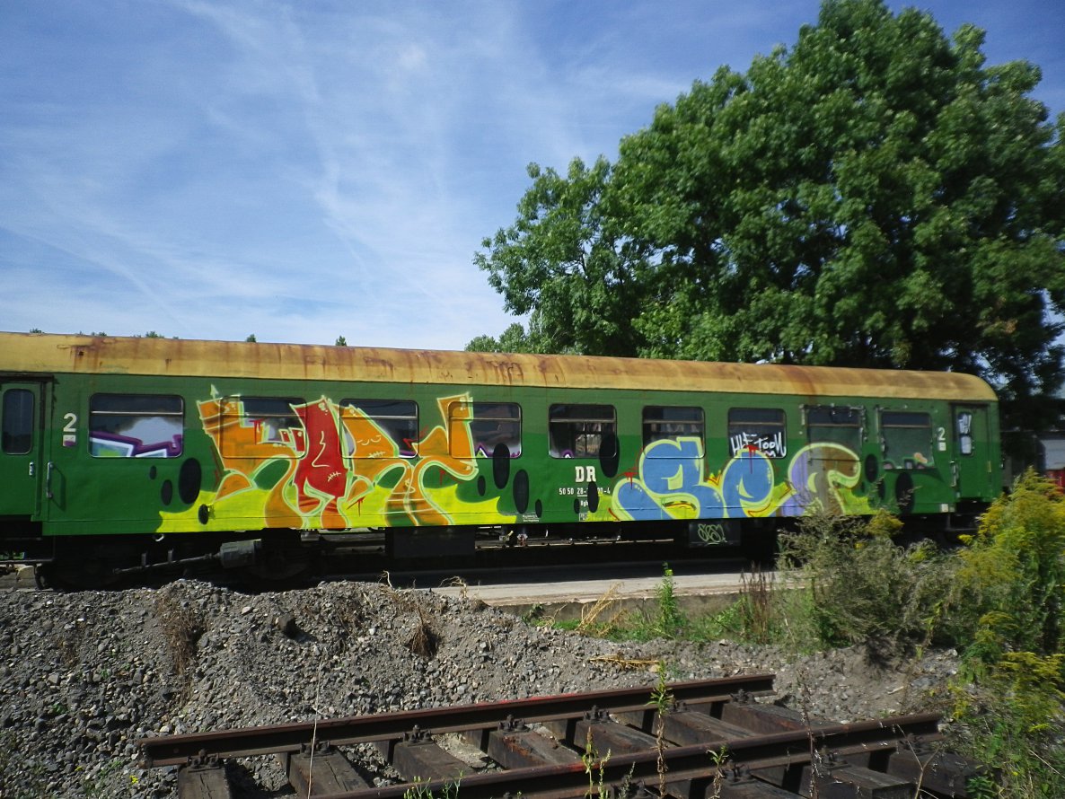 Graffiti Train in Gera - Photo by kingkong - käry, ser (2012)