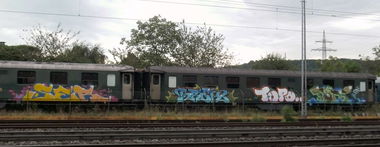 Graffiti Train - Photo by kingkong - ser, srek, topo (2012)