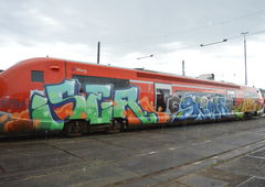 Graffiti Train - Photo by kingkong - ser, slime, atos