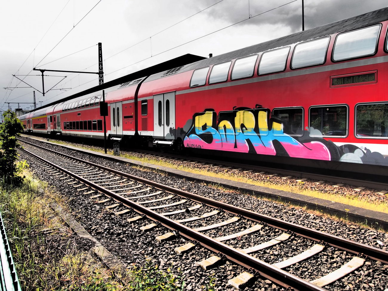 Graffiti Train - Photo by kingkong - ser, sork, sund