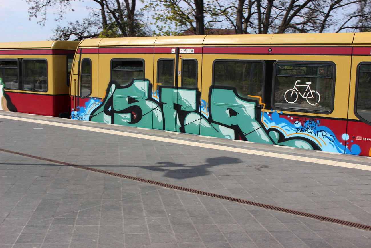 Graffiti Train in Berlin - Photo by kingkong - ser