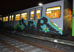 Graffiti Train - Photo by kingkong - ser