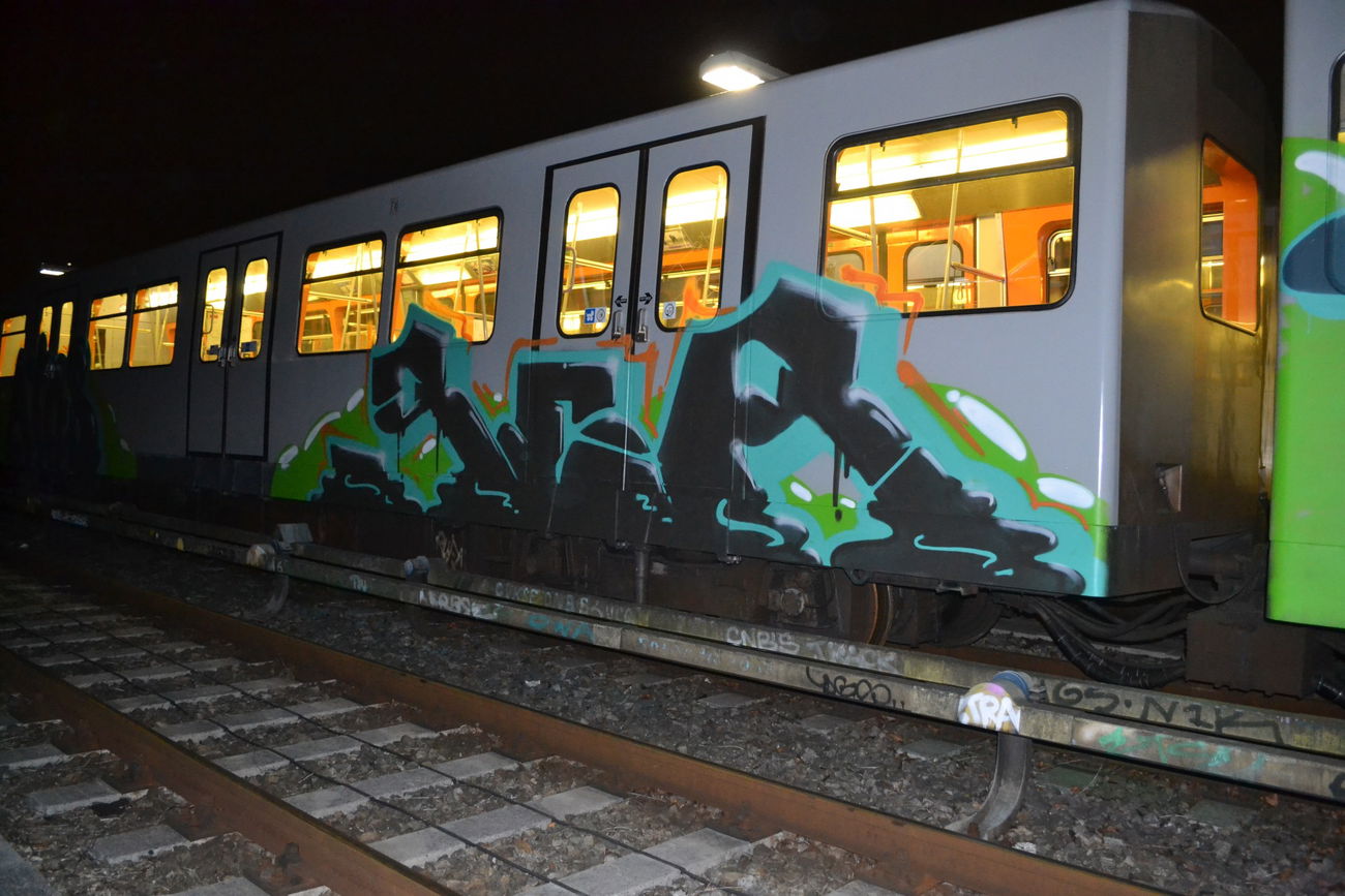 Graffiti Train - Photo by kingkong - ser