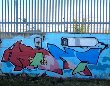 Graffiti Wall in Milano - Photo by kintafa (2015)